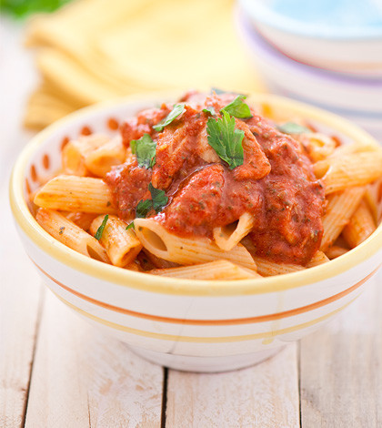 Pasta con sugo alla carlofortina